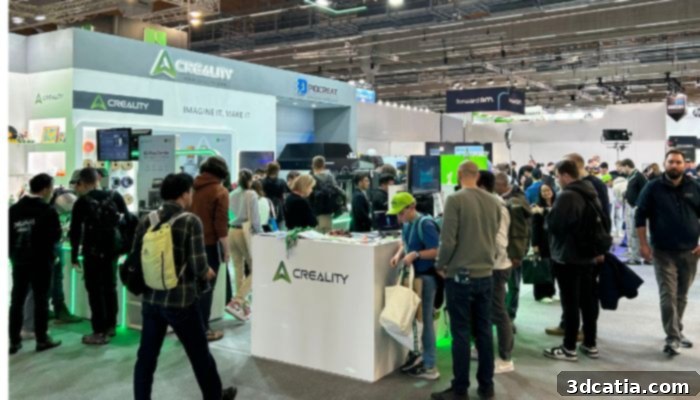 Creality’s booth at Formnext 2024