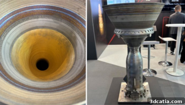 InssTek multi-material rocket nozzle