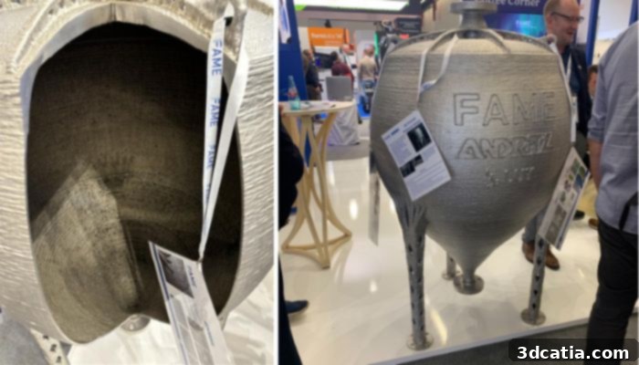 Finland's largest metal 3D printed part