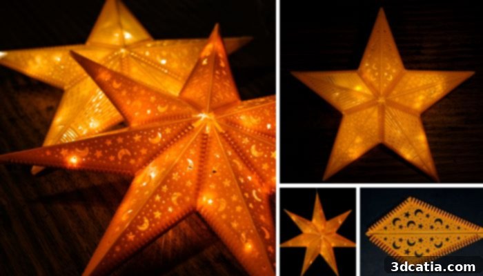3D Printed Christmas Star Light