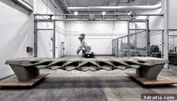 Part of the 3D-printed bridge (photo credits: Polyhedral Structural Laboratory, University of Pennsylvania)