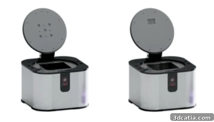 MTC3D BB CURE N (left) and BB WASH (right) for advanced resin post-treatment