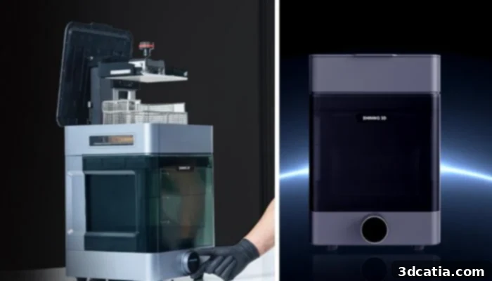 Shining 3D Dental FabWash for automated dental resin print washing