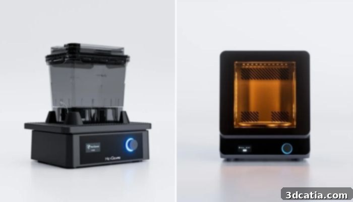 HeyGears UltraCraft Cure and UltraCraft Wash for optimized resin 3D printing workflow