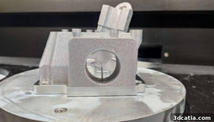 3D Printed metal part by Aconity3D and Equispheres