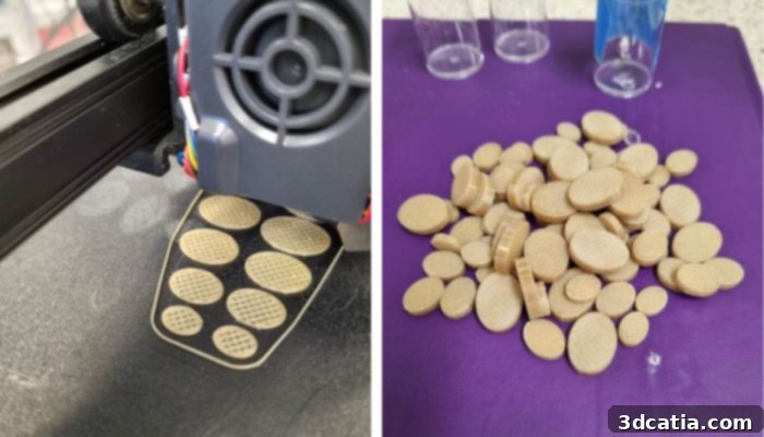 3D printing customized drugs for patient needs.
