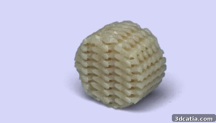 sallea protein sample for cell tests with 3D printed scaffolding