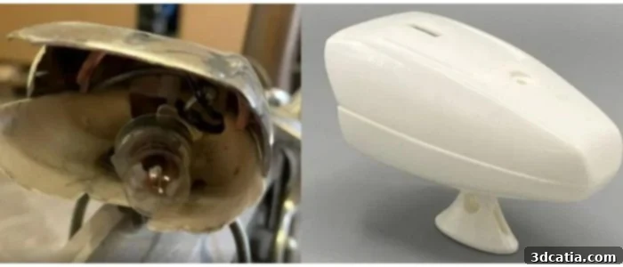 Reverse Engineering and 3D Printing for Damaged Parts