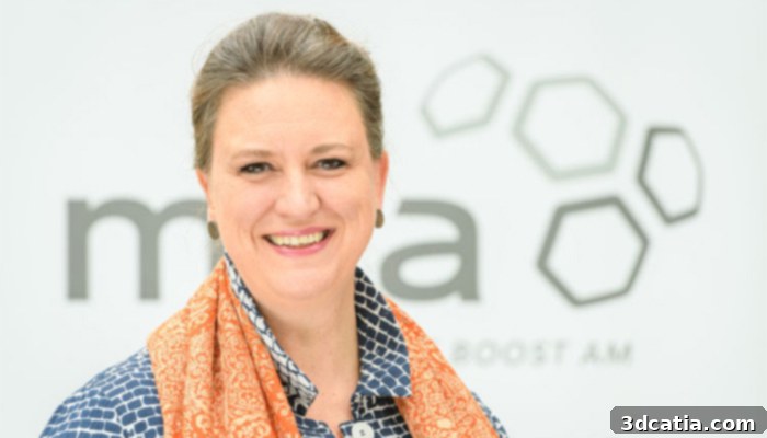 Stefanie Brickwede, Managing Director of MGA and Head of Additive Manufacturing at Deutsche Bahn
