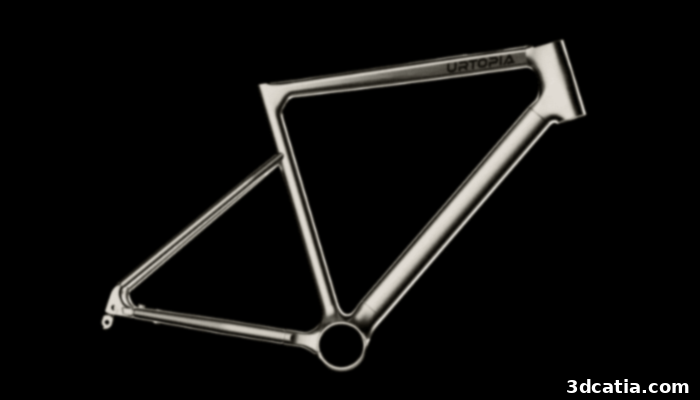 3D printed titanium bike frame