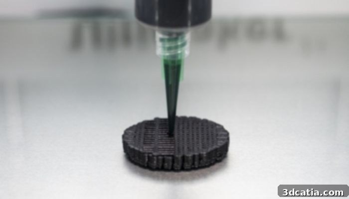 3D-gedruckte Pilzbatterie