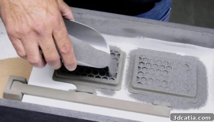 binder jetting is compatible with many different powdered materials