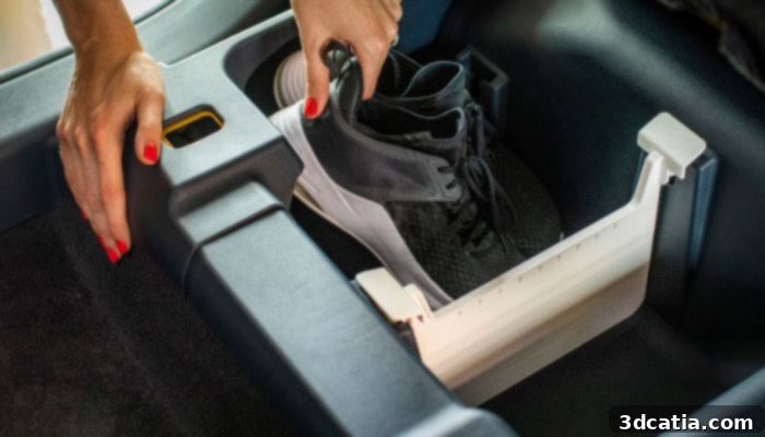 Ford Maverick FITS system with 3D printed bin divider