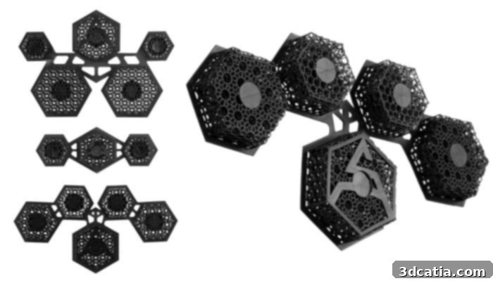 The 3D printed lattice structures within the AireSupport Max.