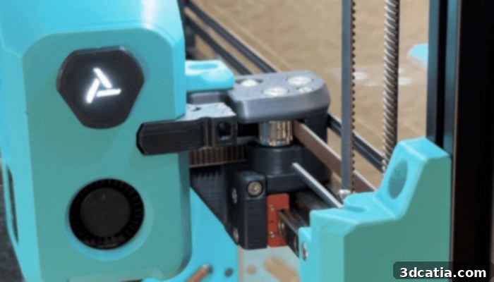 The Vertigo MK1's precision linear rails ensure accurate and consistent movements for high-quality 3D prints.