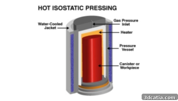 Comparison image of HIP vs Annealing processes
