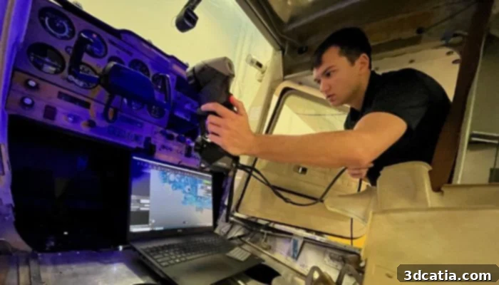 Creaform's scanning and software solutions guarantee precise results even with complicated surfaces.