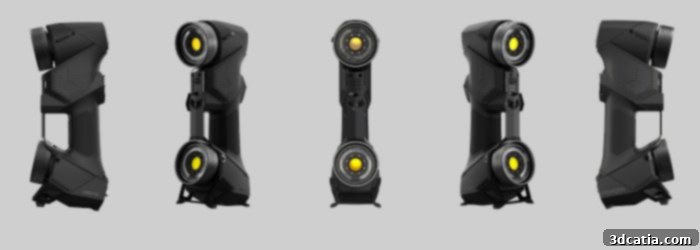 Creaform’s portable HandySCAN series is easy to use and allows great flexibility.