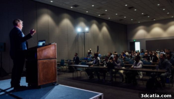 Attendee engaging in a conference session at RAPID + TCT, showing active participation and learning