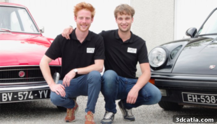 gryp founders Bastien Vanlathem and Gauthier Laviron