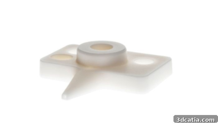 Ceramic Dispensing Needle with Complex Internal Geometry