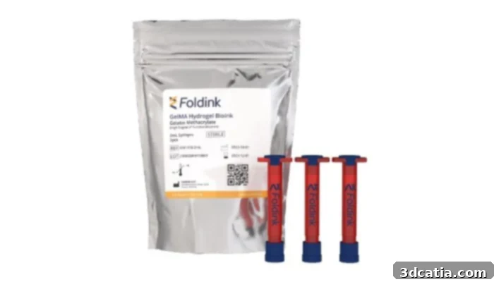 Foldink Hydrogel Bioinks for Tissue Development