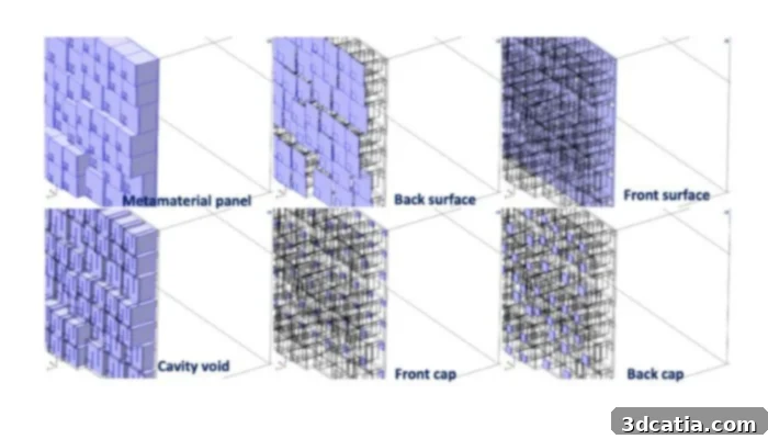 3D Printed Labyrinthine Acoustic Panels