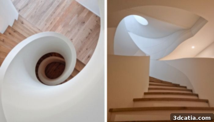Completed staircase