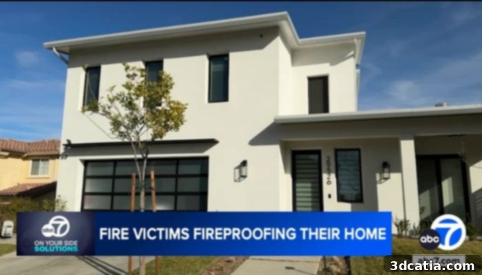 3D printed fireproof homes