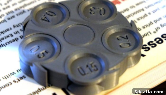 3D printer calibration model