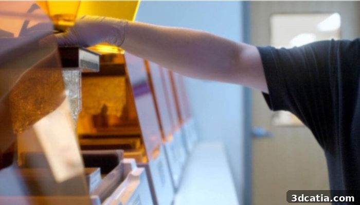 Mayo Clinic's in-house vat photopolymerization 3D printers.