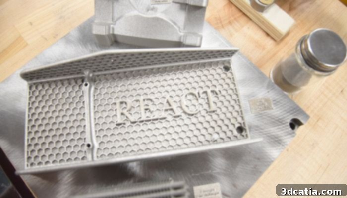 US Air Force metal 3D printed part for aerospace applications