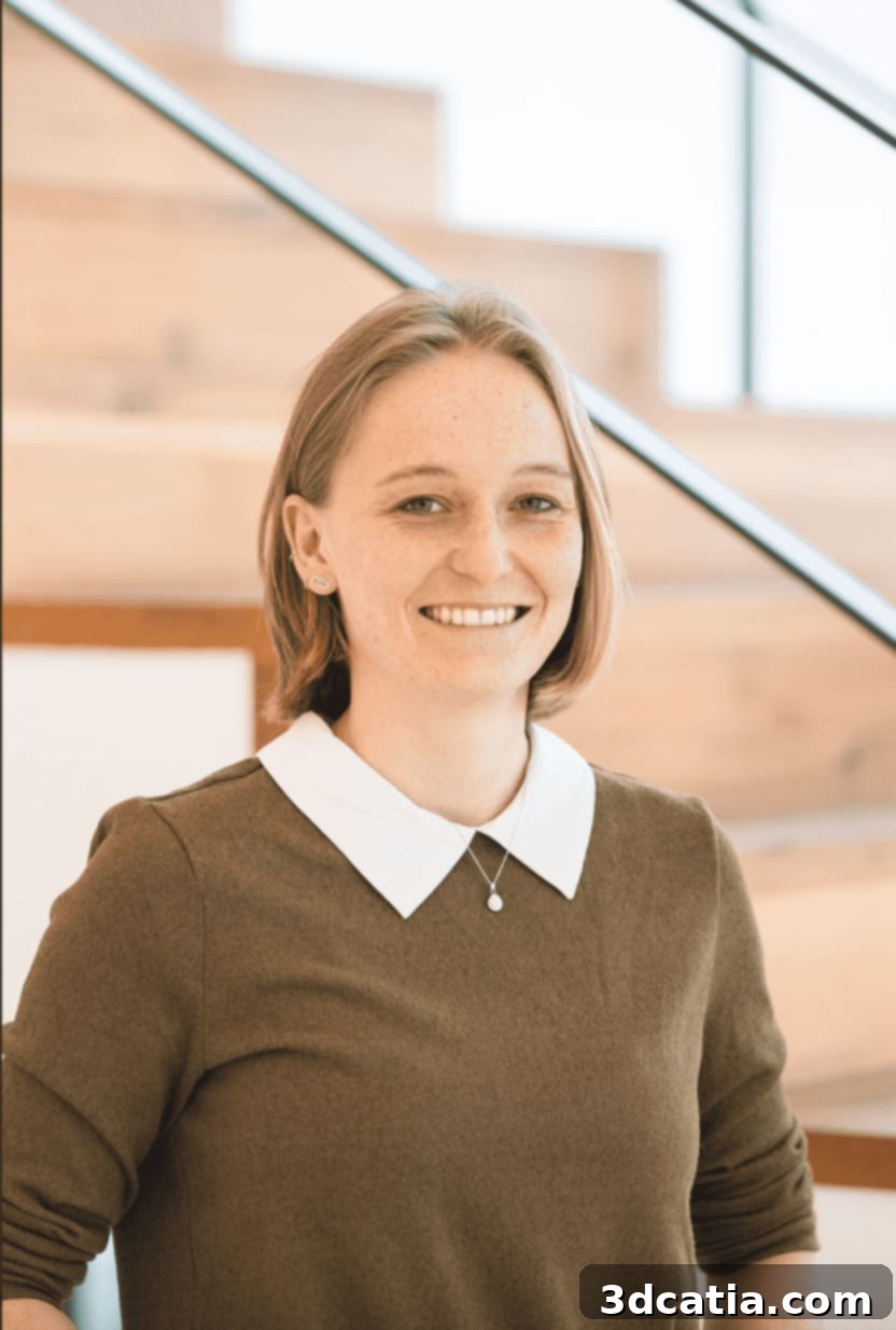 Johanna Bruckhuber, Business Development Manager at ViscoTec, specializing in additive manufacturing.