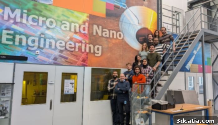 Professor Angelo Accardo and his team at TU Delft, pioneers in 3D bioprinting and nanotechnology for medical research.