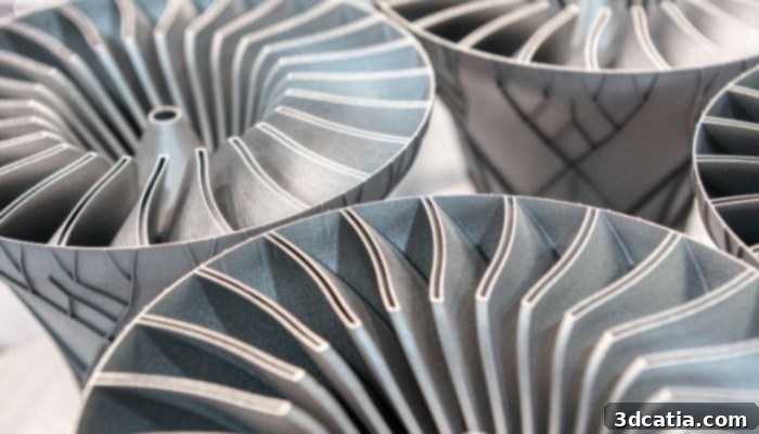 ADDITIV Metals World event banner showcasing metal 3D printed parts and the event date.