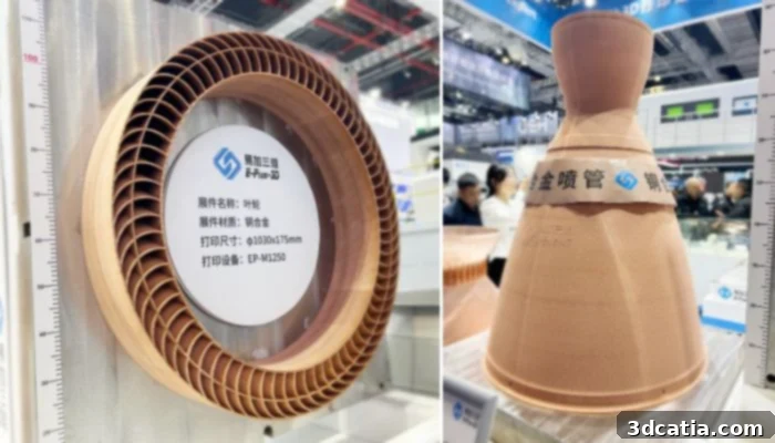 Meter-scale copper parts printed with Eplus3D metal PBF systems