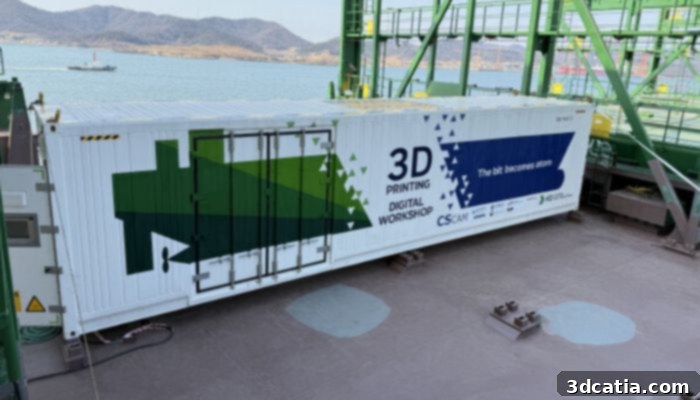 3D Printing Digital Workshop on board a ship