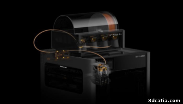 Bambu Lab H2D with AMS 2 System