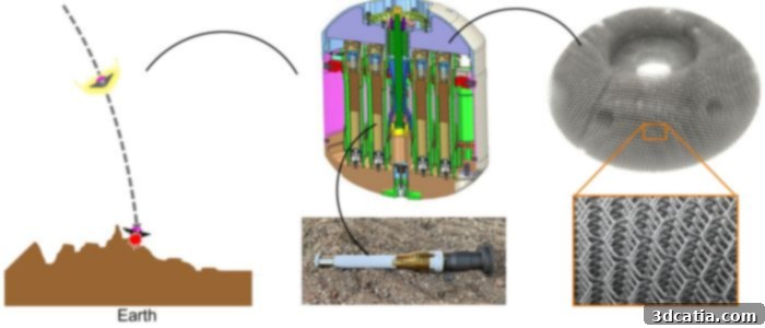 Conceptual design of a lattice structure for sample protection, to be discussed at AMUG 2025