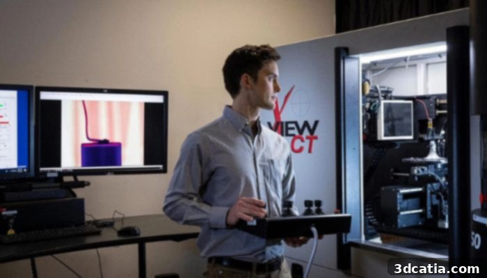 Brendan Croom, a senior materials scientist at Johns Hopkins APL, in the lab.