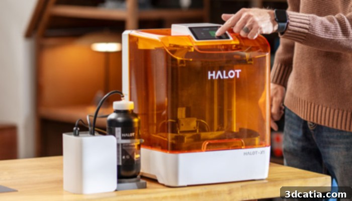 PioCreat HALOT-X1 16K resin 3D printer on Kickstarter