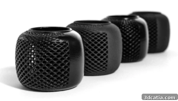 Vapor smoothing enhances parts made from diverse thermoplastic materials like PA, ABS, PC, and PLA.