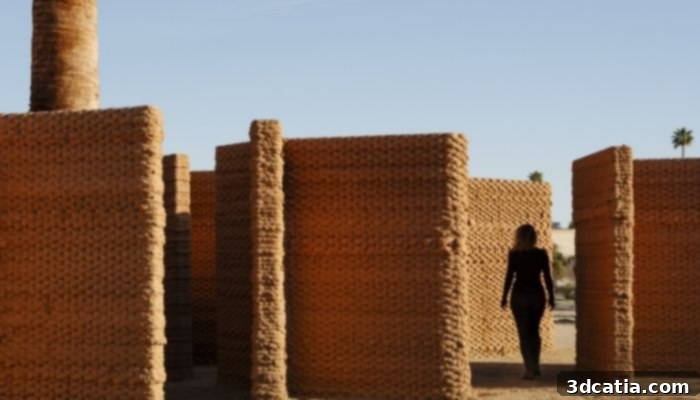 “Adobe Oasis” by Ronald Rael combines tradition and technology