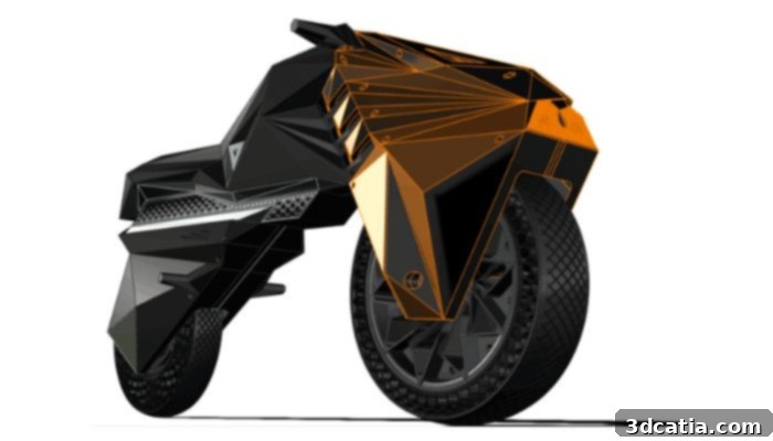 3D printed motorcycle