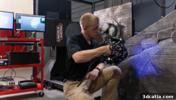 The MetraSCAN 3D offers outstanding accuracy and processes 1.8 million measurements per second