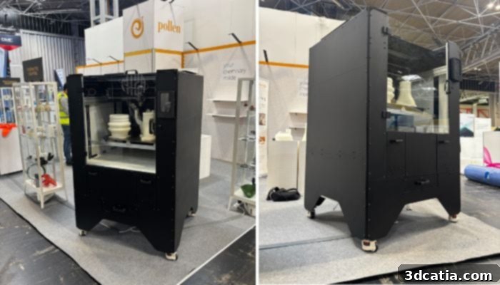Pollen AM Pam Pro, new industrial pellet 3D printer