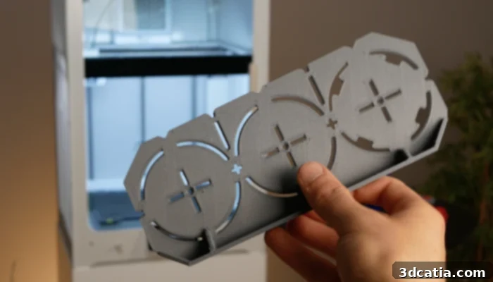 3Dnatives Lab Tests the UltiMaker S8 11 UltiMaker S8 with a completed print on the build plate