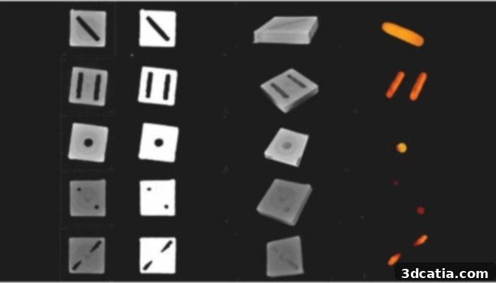 X-ray images of 3D printed gummies microstructure