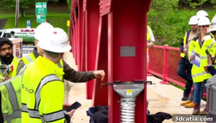 Researchers at the University of Massachusetts conduct final tests for the project