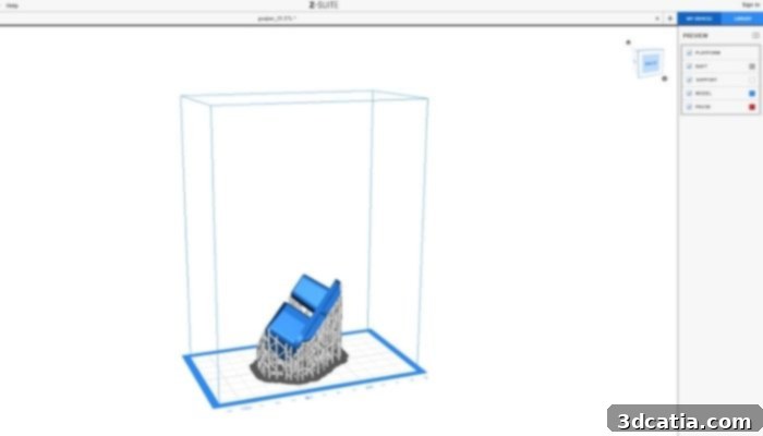 Z-Suite Slicer Software Interface